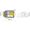 Палатка TALBERG ATOL 3, зеленый 4650054828943